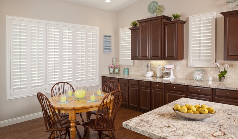 Polywood Shutters in Minneapolis kitchen